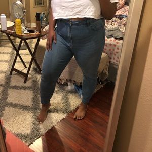 Medium Blue High waist jeans